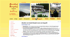 Desktop Screenshot of berghofsemmering.at